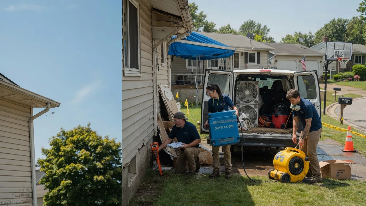 Ceiling Leak Cleanup in Marengo, WI near me