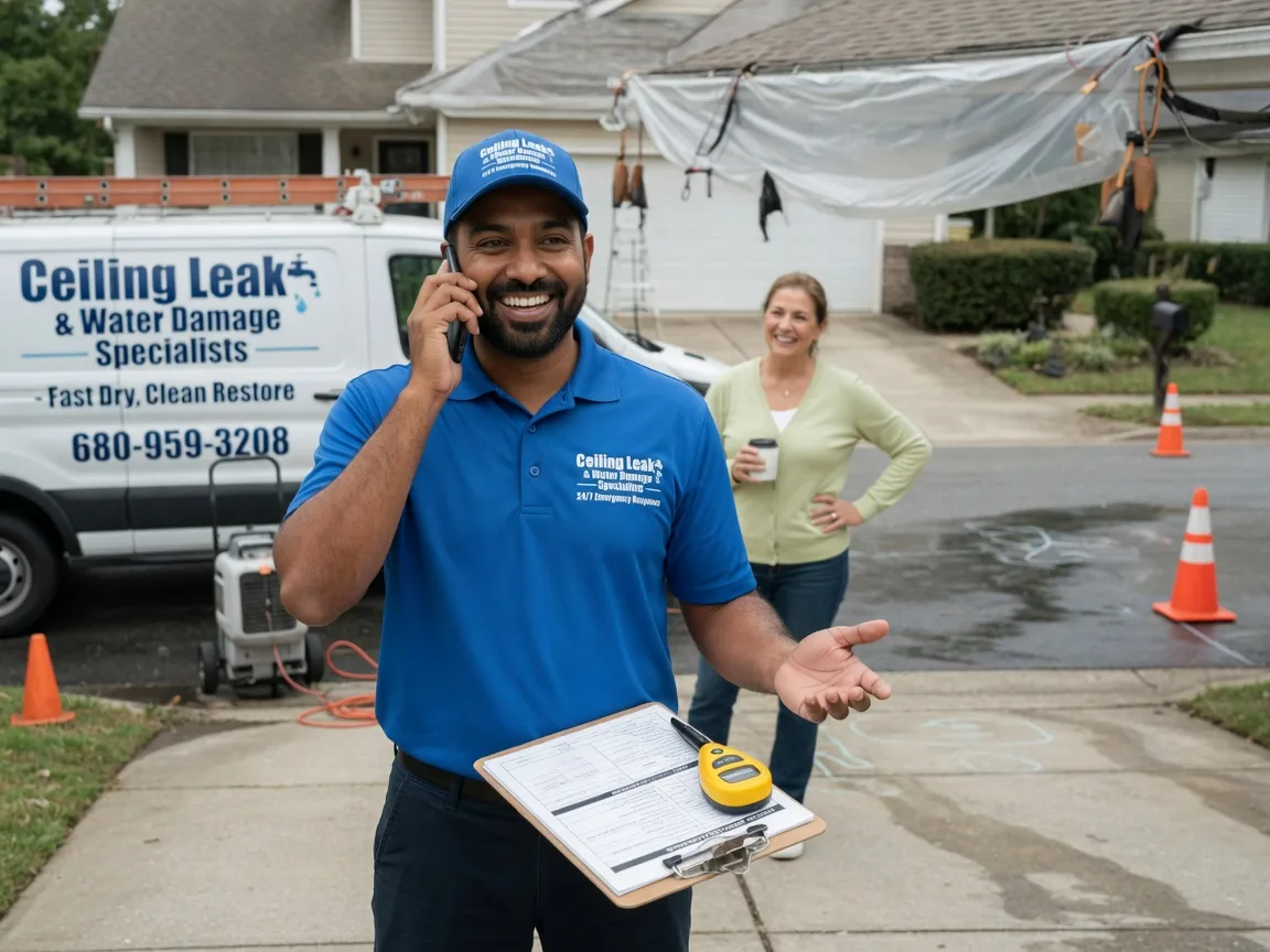 Ceiling Leak Cleanup Marengo, WI FAQs